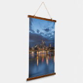 Frankfurt am Main Deutschland Wandteppich Mit Holzrahmen (Gewinkelt)