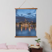 Frankfurt am Main Deutschland Wandteppich Mit Holzrahmen (Schlafzimmer)
