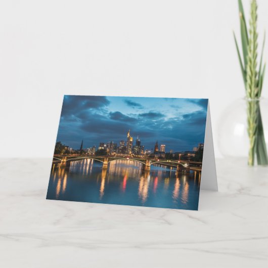 Frankfurt am Main Germany Karte (Vorderseite)