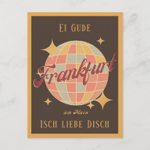 Frankfurt am Main personalisierbare Postkarte