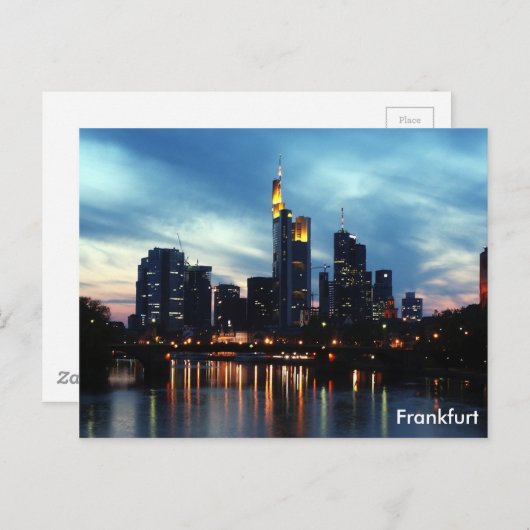 Frankfurt am Main Postkarte (Vorne/Hinten)