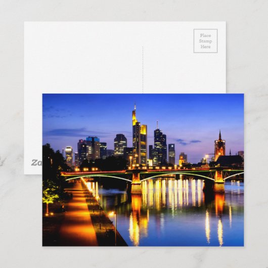 Frankfurt am Main Postkarte (Vorne/Hinten)