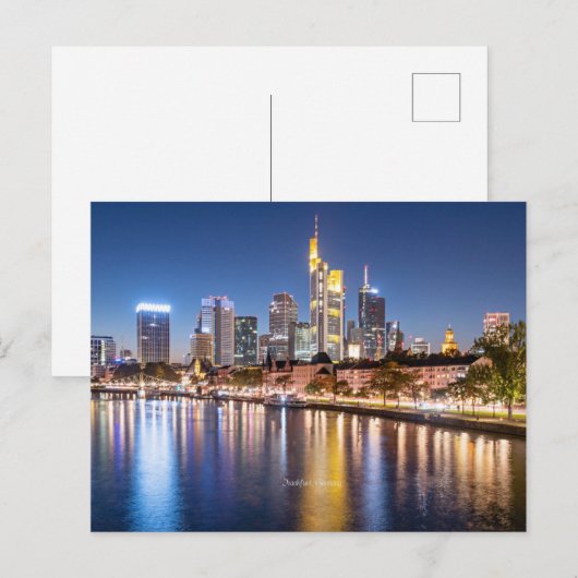 Frankfurt am Main Postkarte (Vorne/Hinten)