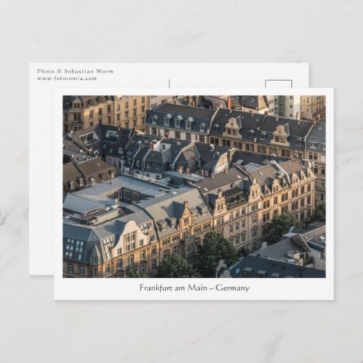 Frankfurt am Main Postkarte (Vorne/Hinten)