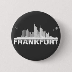 Frankfurt City Skyline Button