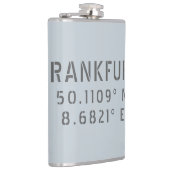 Frankfurt Deutschland Breitengrad Flachmann (Rechts)