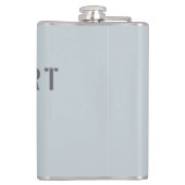 Frankfurt Deutschland Breitengrad Flachmann (Rückseite)