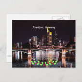 Frankfurt, Deutschland, frohe Weihnachten (Vorne/Hinten)