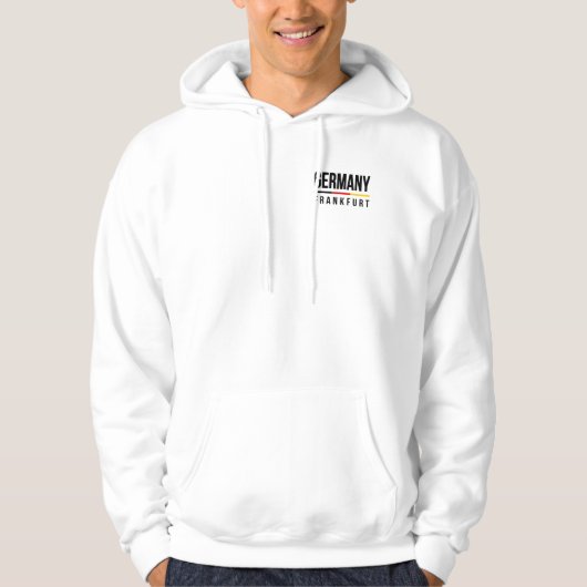 Frankfurt Deutschland Hoodie (Vorderseite)