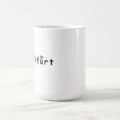 Frankfurt Deutschland Kaffeetasse (Mittel)