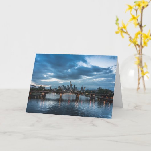 Frankfurt Deutschland Karte (Gelbe Blume)