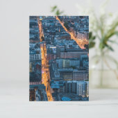 Frankfurt Deutschland Karte (Stehend Vorderseite)