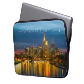 Frankfurt Deutschland Laptopschutzhülle (Vorderseite Links)