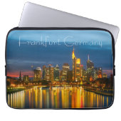 Frankfurt Deutschland Laptopschutzhülle (Vorderseite)
