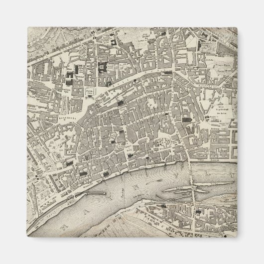 Frankfurt, Deutschland Magnet (Vorne)