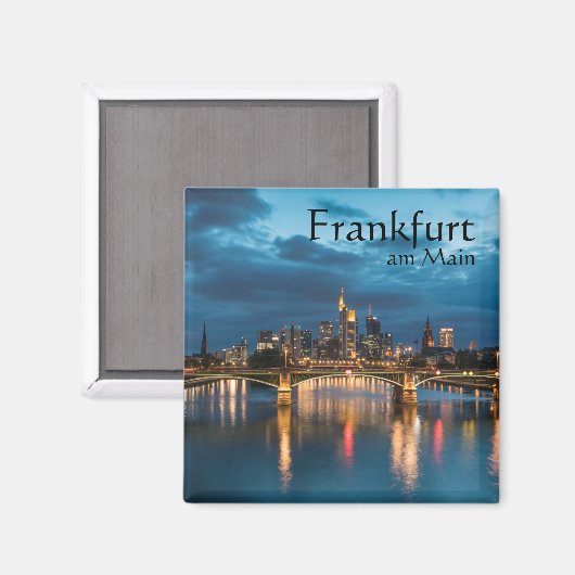 Frankfurt Deutschland Magnet (Vorderseite/Rückseite)