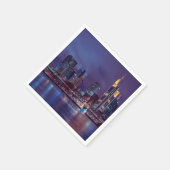 Frankfurt Deutschland nachts Serviette (Ecke)