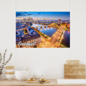 Frankfurt, Deutschland Poster (Küche)