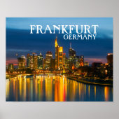 Frankfurt Deutschland Poster (Vorne)