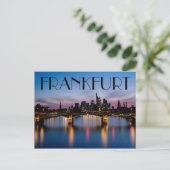 Frankfurt Deutschland Postkarte (Stehend Vorderseite)