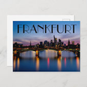 Frankfurt Deutschland Postkarte (Vorne/Hinten)