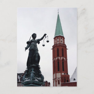 Frankfurt, Deutschland Postkarte