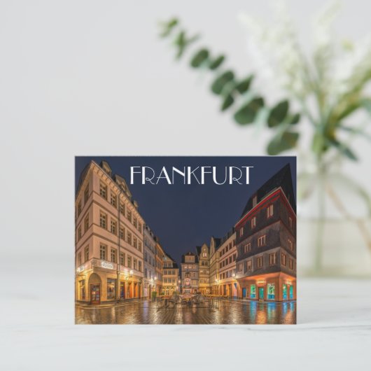 Frankfurt Deutschland Postkarte (Stehend Vorderseite)