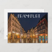 Frankfurt Deutschland Postkarte (Vorne/Hinten)