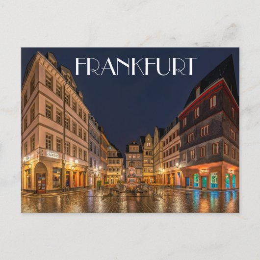 Frankfurt Deutschland Postkarte (Vorderseite)
