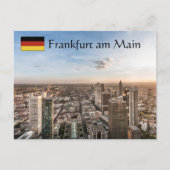 Frankfurt Deutschland Postkarte (Vorderseite)