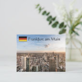 Frankfurt Deutschland Postkarte (Stehend Vorderseite)