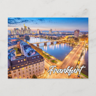 Frankfurt, Deutschland Postkarte