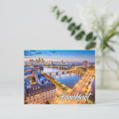 Frankfurt, Deutschland Postkarte (Stehend Vorderseite)