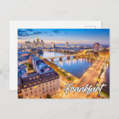 Frankfurt, Deutschland Postkarte (Vorne/Hinten)