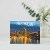 Frankfurt Deutschland Postkarte (Stehend Vorderseite)