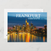 Frankfurt Deutschland Postkarte (Vorne/Hinten)