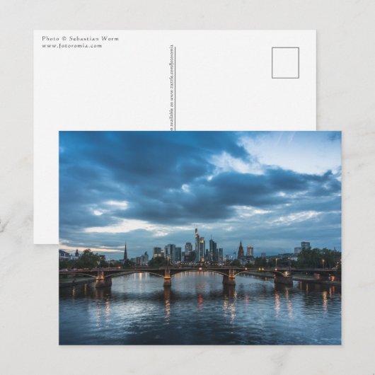 Frankfurt Deutschland Postkarte (Vorne/Hinten)