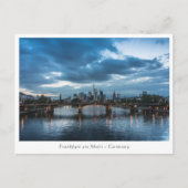 Frankfurt Deutschland Postkarte (Vorderseite)