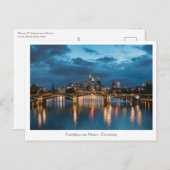 Frankfurt Deutschland Postkarte (Vorne/Hinten)