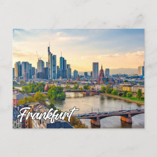 Frankfurt, Deutschland Postkarte