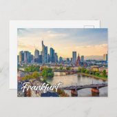 Frankfurt, Deutschland Postkarte (Vorne/Hinten)