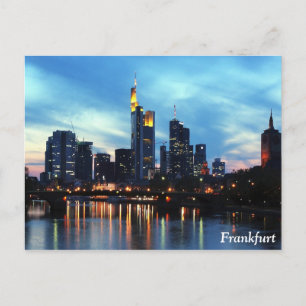 Frankfurt, Deutschland Postkarte