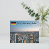 Frankfurt Deutschland Postkarte (Stehend Vorderseite)