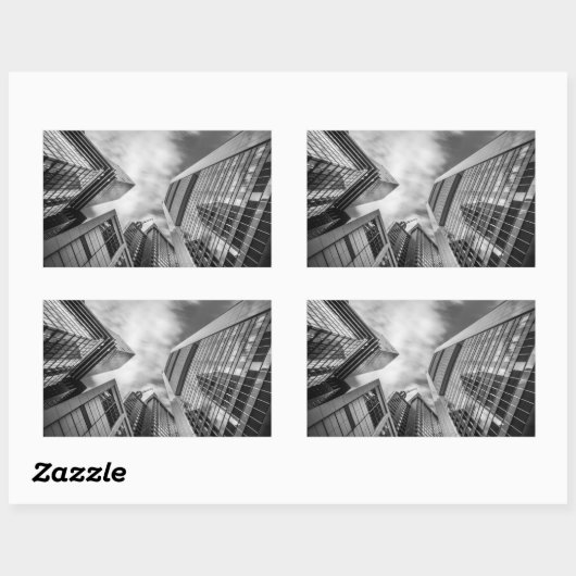 Frankfurt Deutschland Rechteckiger Aufkleber (Blatt)