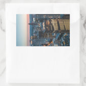 Frankfurt Deutschland Rechteckiger Aufkleber (Tasche)