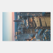 Frankfurt Deutschland Rechteckiger Aufkleber (Vorderseite)