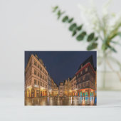 FRANKFURT DEUTSCHLAND schöner Stadtplatz Postkarte (Stehend Vorderseite)