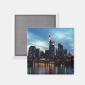 Frankfurt, Deutschland Skyline Magnet (Vorderseite/Rückseite)