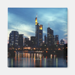 Frankfurt, Deutschland Skyline Magnet