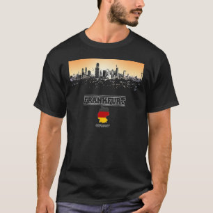 Frankfurt Deutschland Skyline Vacation Souvenir St T-Shirt